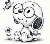 Imagen de Snoopy con unas gafas puestas